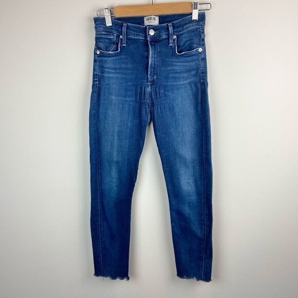 AGOLDE Sophie Mid-Rise Crop Jeans - Picture 3 of 9